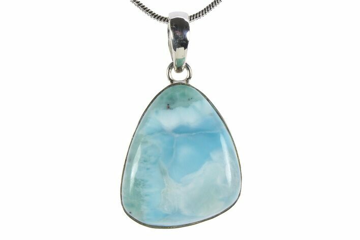 Stunning Larimar Pendant (Necklace) - Sterling Silver #382427
